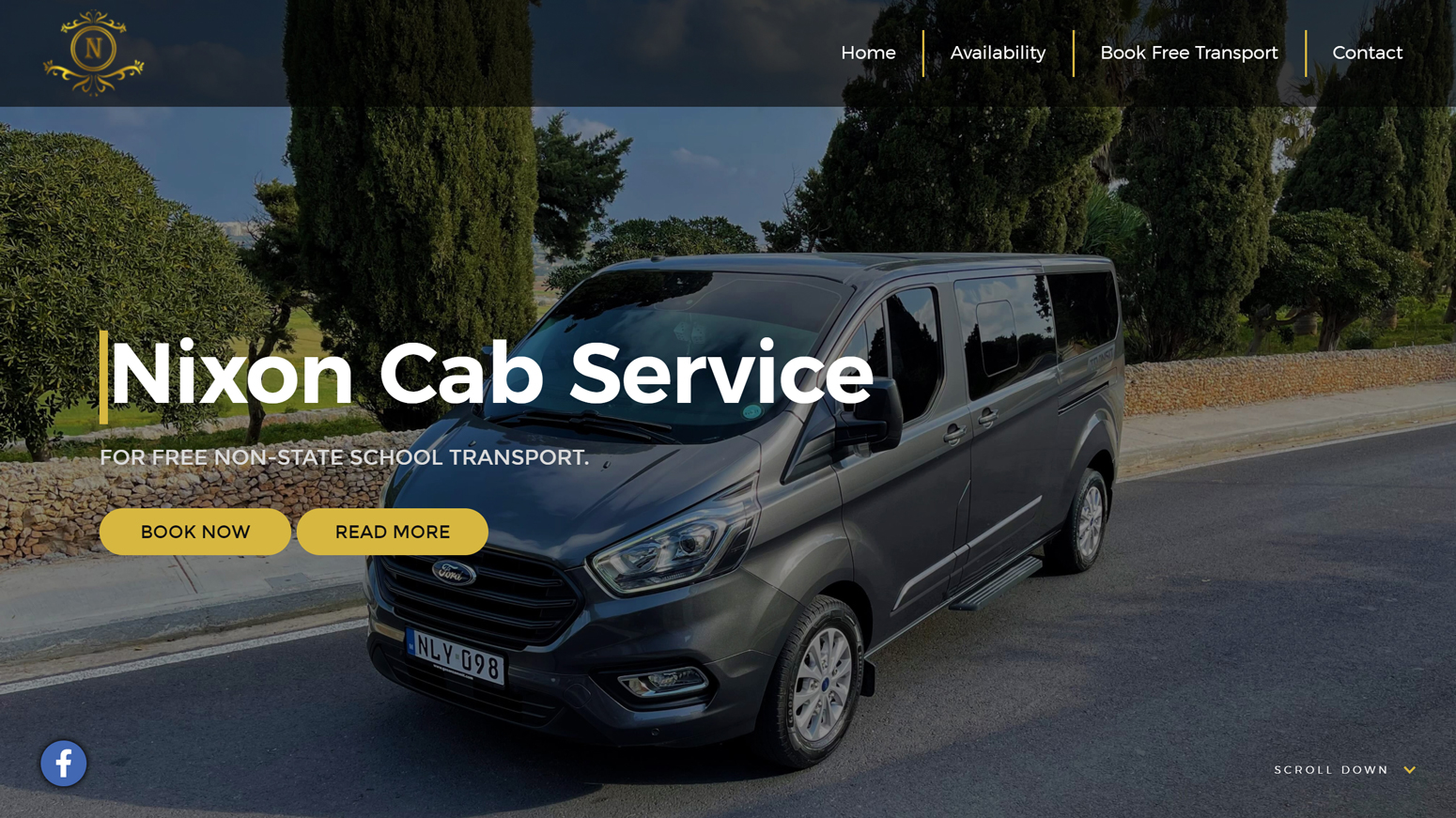 Nixon Cab Service Website