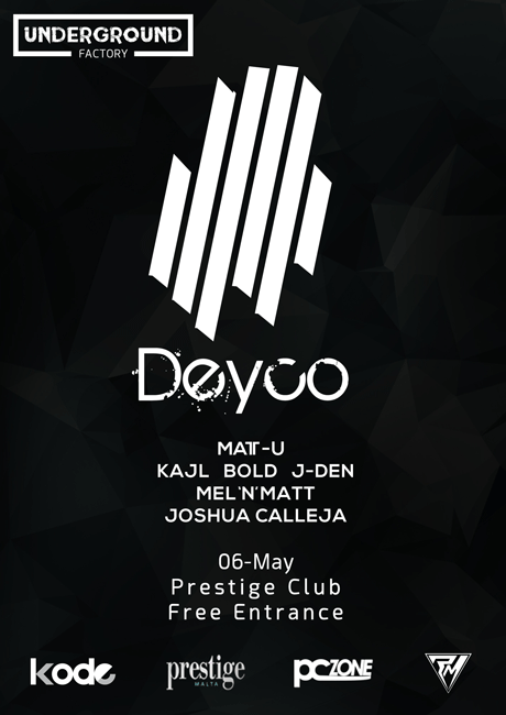 Underground Factory - Deyco Event Poster